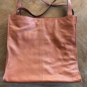 Lodis Terracotta Leather Tote